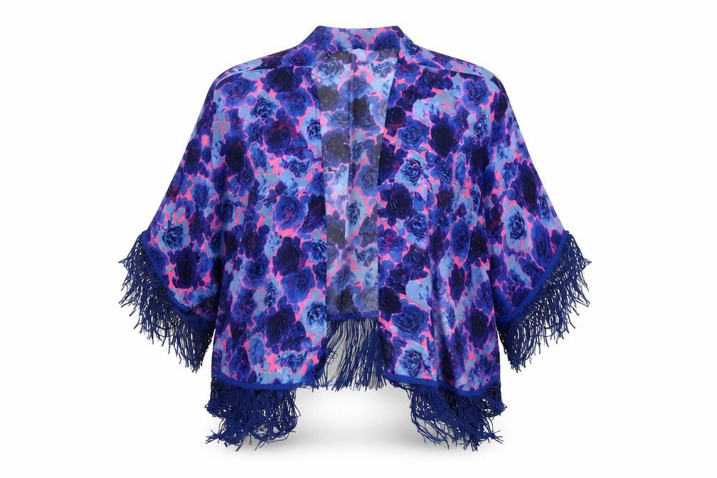 Womens UK Size L Boohoo Multicoloured Wrap Blouse
