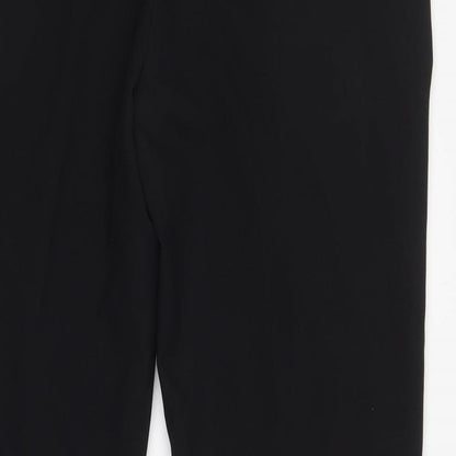 Womens UK Size 40 Peacocks Regular Fit  Black Trousers