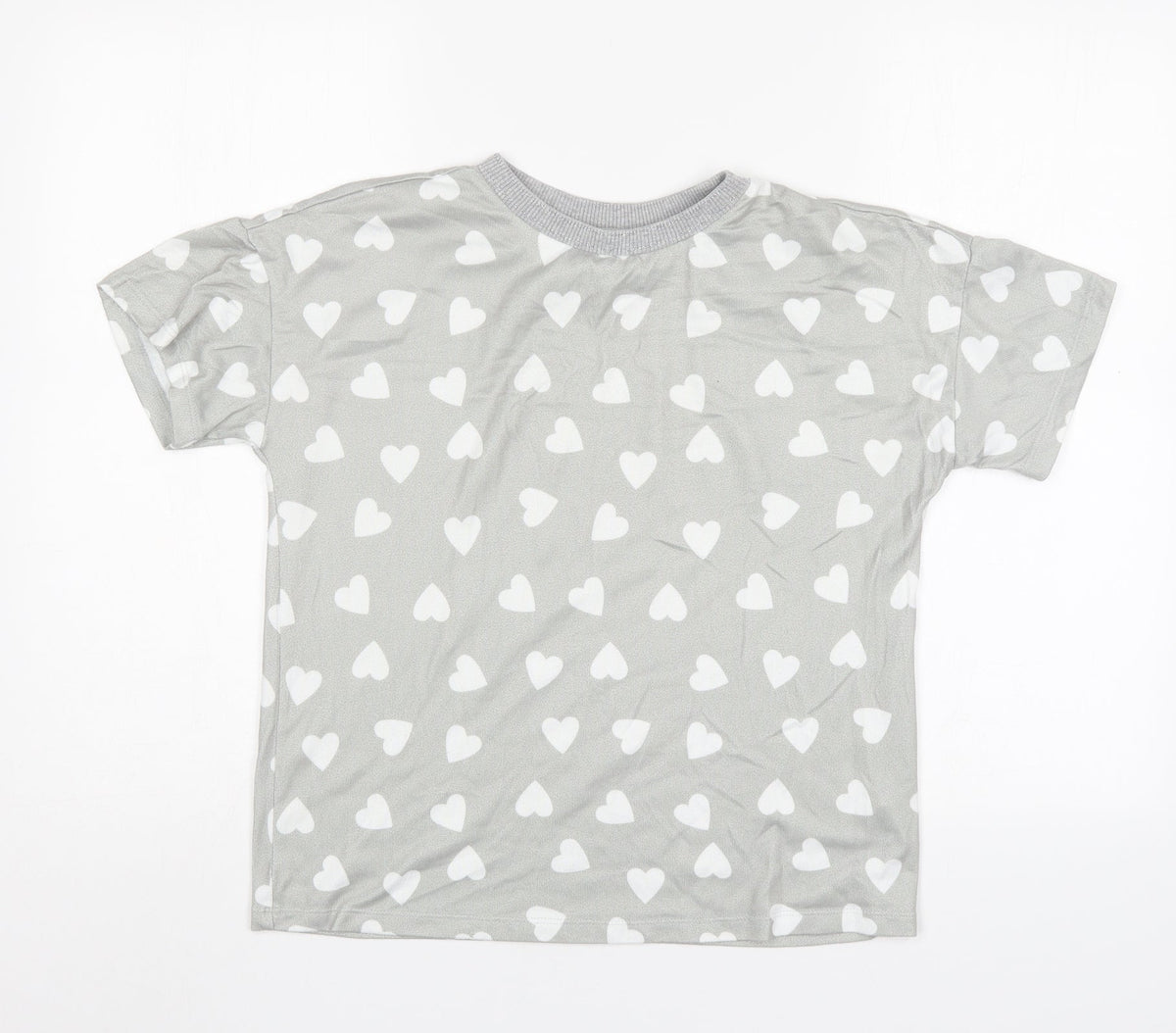 Additional front view of George women’s multicoloured polka dot polyester top pyjama top, size UK 4