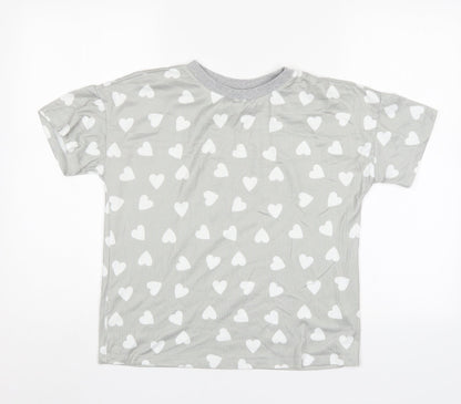 Additional front view of George women’s multicoloured polka dot polyester top pyjama top, size UK 4