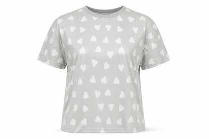 Front view of George women’s multicoloured polka dot polyester top pyjama top, size UK 4