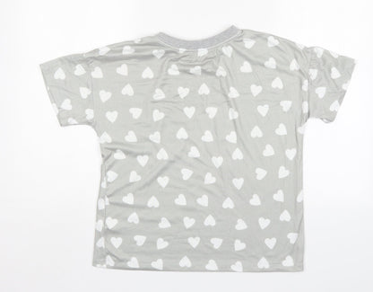 Back view of George women’s multicoloured polka dot polyester top pyjama top, size UK 4