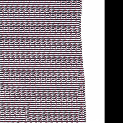 New Look Womens Multicoloured Geometric Polyester A-Line  Size 10  Round Neck Pullover - Black Blue White Burgandy Block pattern