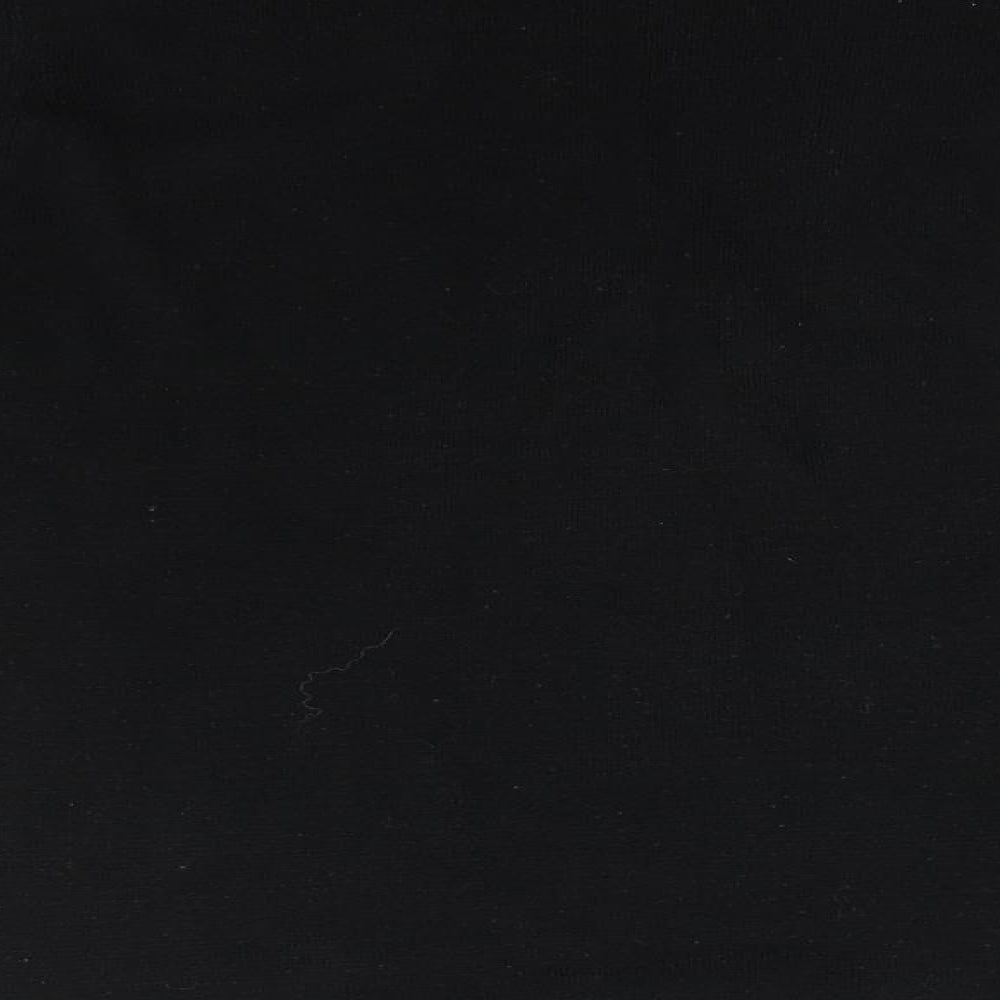 George Essentials Womens Black Round Neck  Acrylic Pullover Jumper Size 16   - Cuff & hem banding