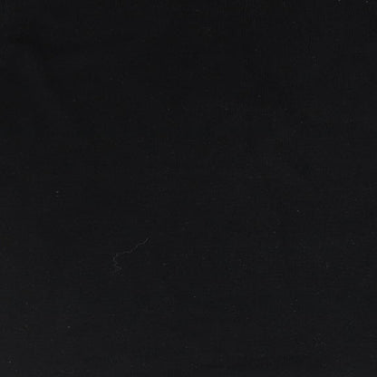 George Essentials Womens Black Round Neck  Acrylic Pullover Jumper Size 16   - Cuff & hem banding