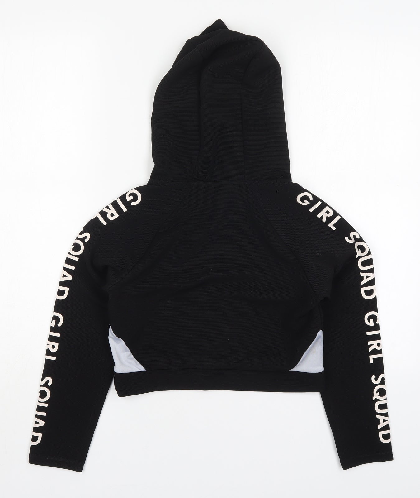 Young Dimension Girls Black  Polyester Pullover Hoodie Size 9-10 Years  Pullover - Girl Squad