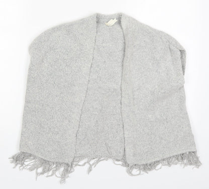 Young Dimension Girls Grey V-Neck  Acrylic Cardigan Jumper Size 6-7 Years