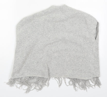 Young Dimension Girls Grey V-Neck  Acrylic Cardigan Jumper Size 6-7 Years