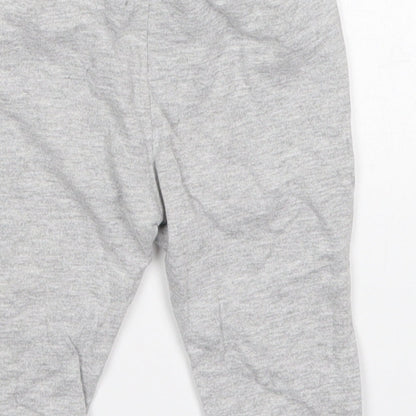 TU Boys Grey  Cotton Sweatpants Trousers Size 6-9 Months  Drawstring