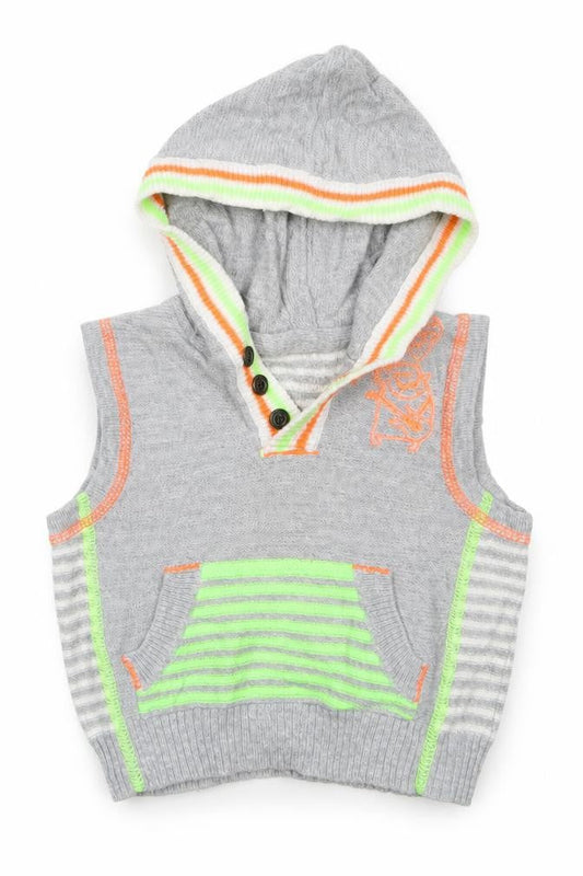 George Boys Multicoloured Striped Acrylic Pullover Jumper Size 0-3 Months  Pullover