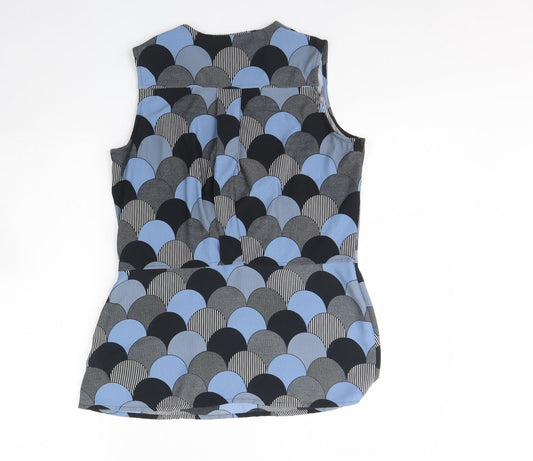 Womens UK Size 10 NEXT Blue Basic Tank