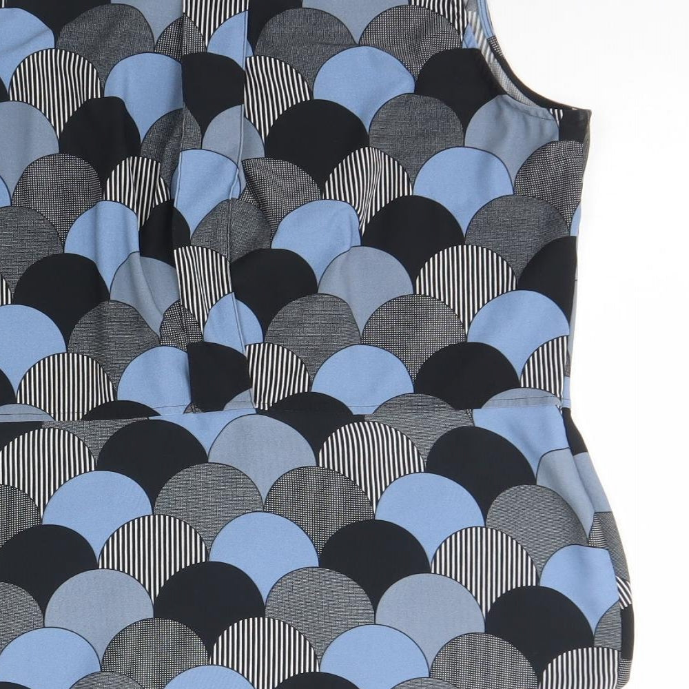 Womens UK Size 10 NEXT Blue Basic Tank