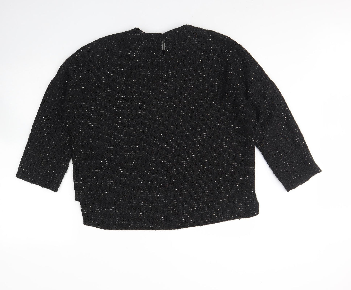 Womens UK Size M Zara Black Pullover Jumper