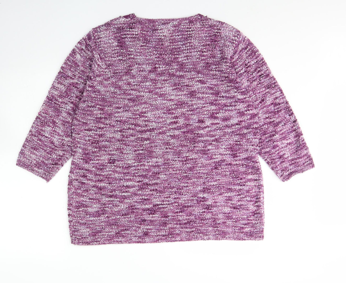 Womens UK Size L BM Purple Pullover Jumper