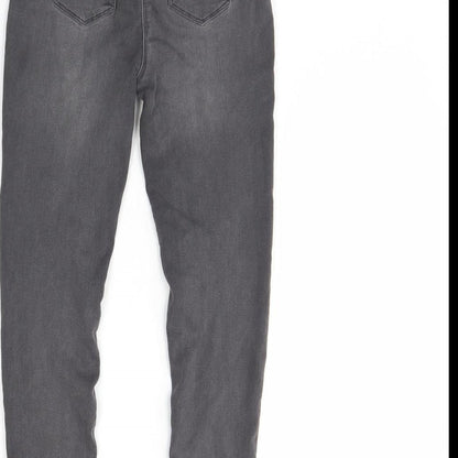 Matalan Girls Grey  Cotton Skinny Jeans Size 9 Years  Regular
