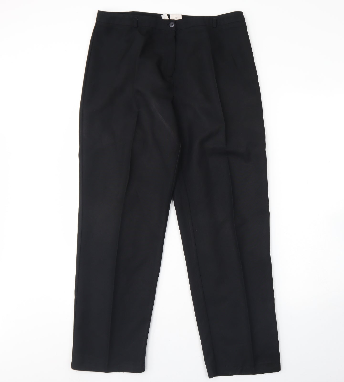 Womens UK Size 16 Yessica Regular Fit  Black Trousers