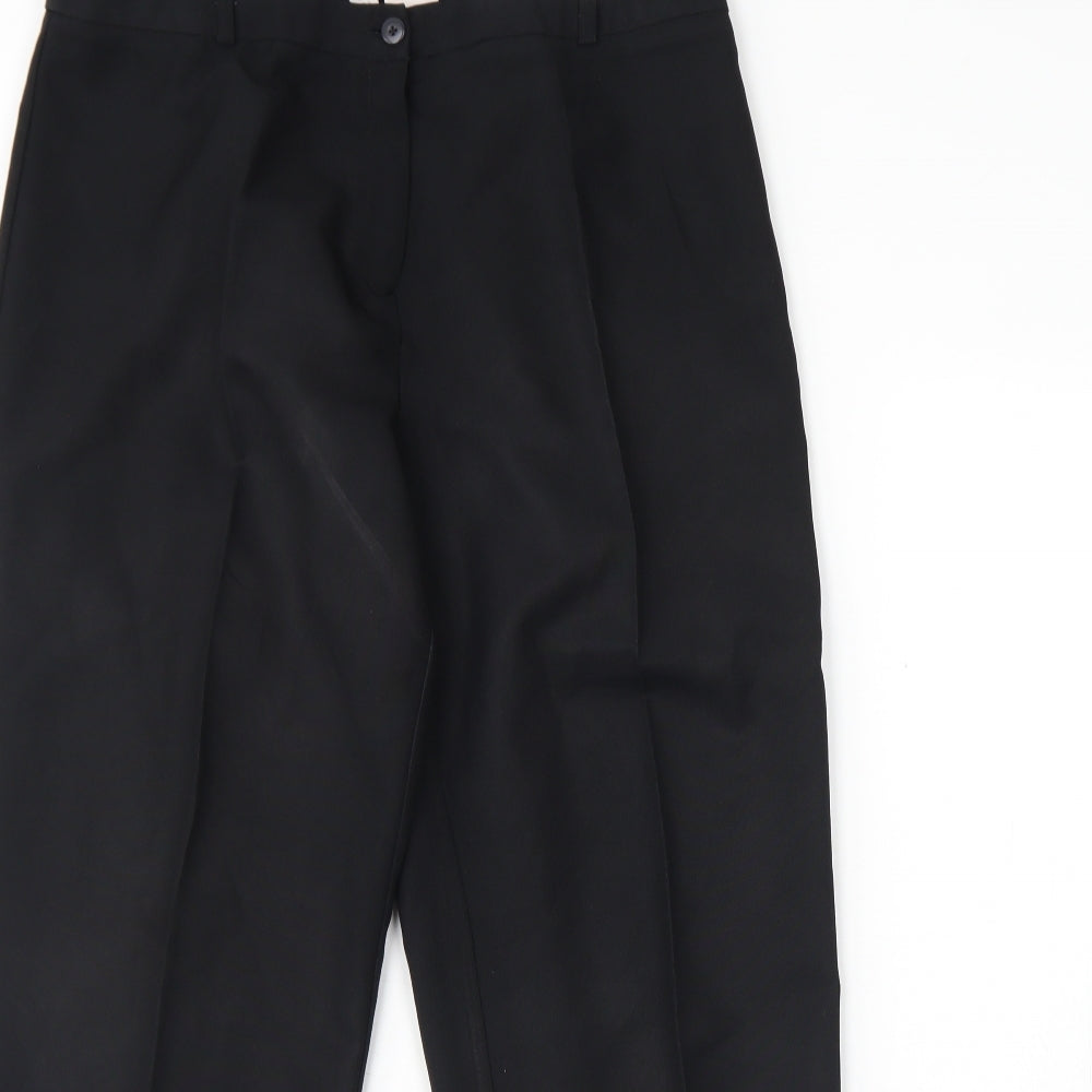 Womens UK Size 16 Yessica Regular Fit  Black Trousers