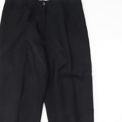 Womens UK Size 16 Yessica Regular Fit  Black Trousers
