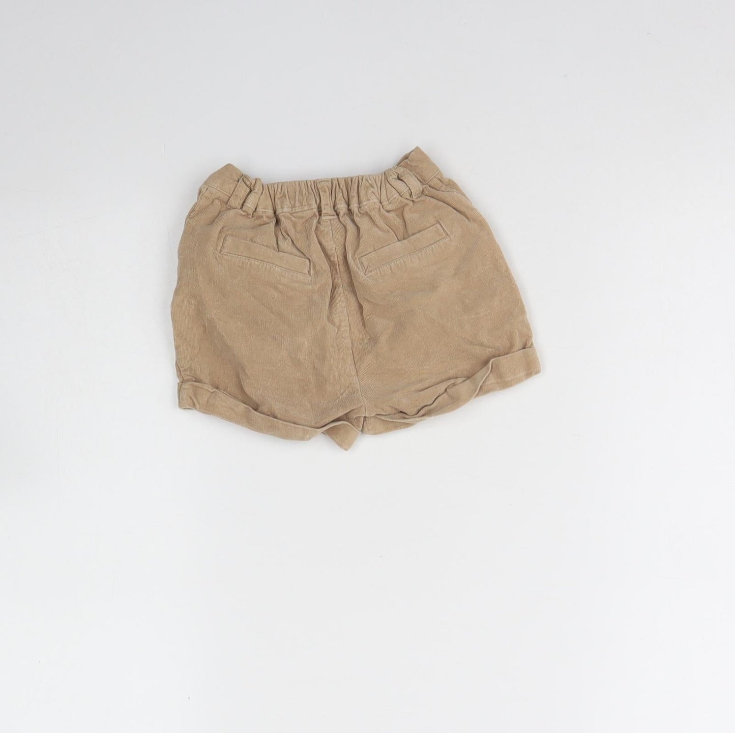 Disney Girls Beige  Cotton Culotte Shorts Size 3 Years  Regular Buckle - Disney