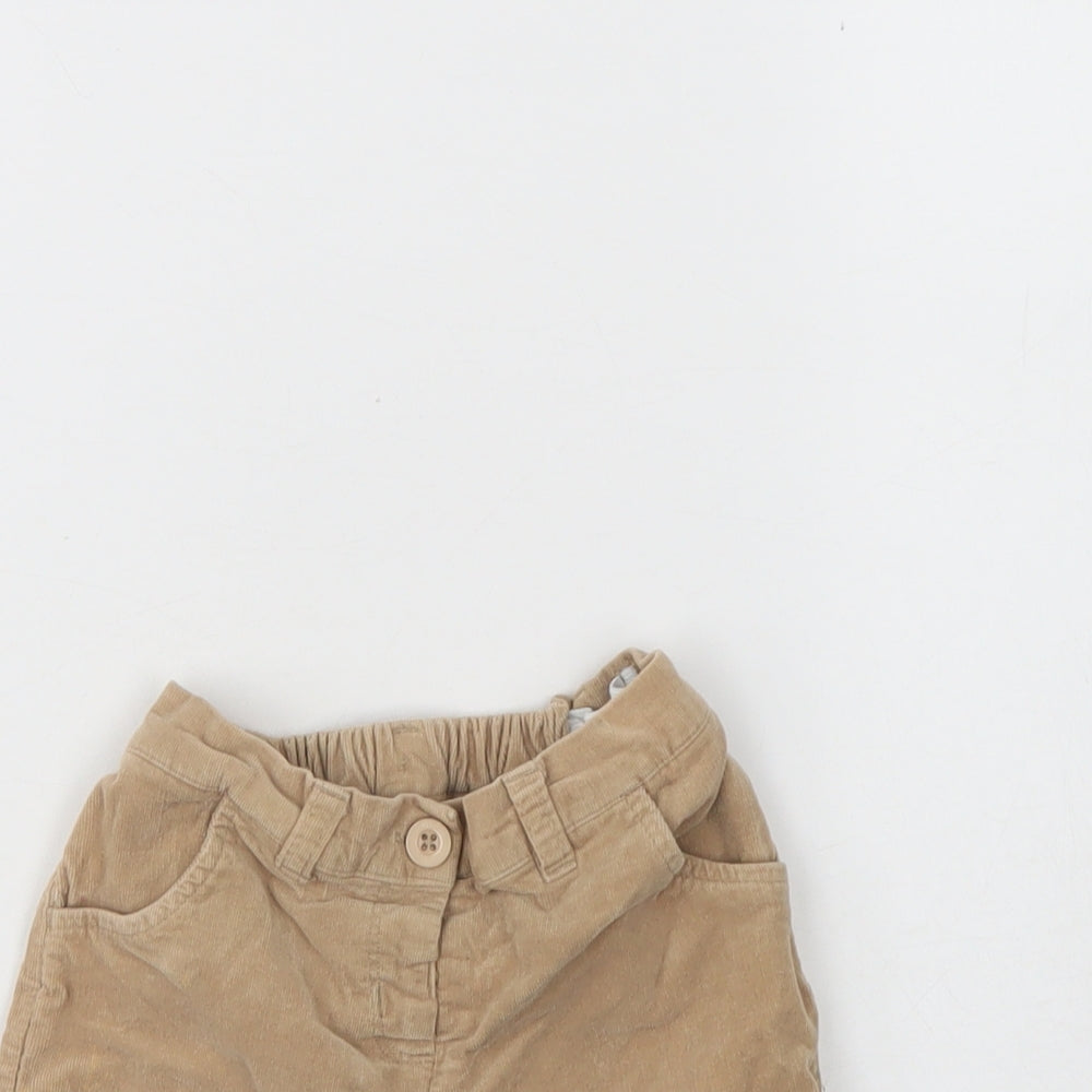 Disney Girls Beige  Cotton Culotte Shorts Size 3 Years  Regular Buckle - Disney