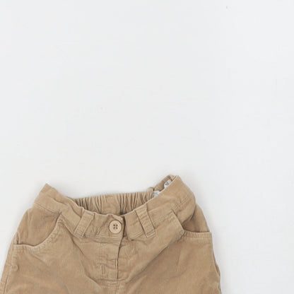 Disney Girls Beige  Cotton Culotte Shorts Size 3 Years  Regular Buckle - Disney