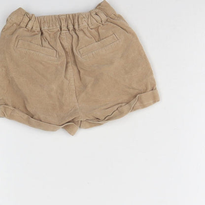 Disney Girls Beige  Cotton Culotte Shorts Size 3 Years  Regular Buckle - Disney