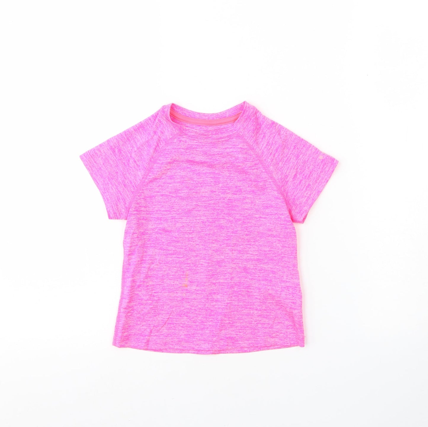 Soul luxe Girls Pink  Polyester Basic T-Shirt Size 4 Years Round Neck