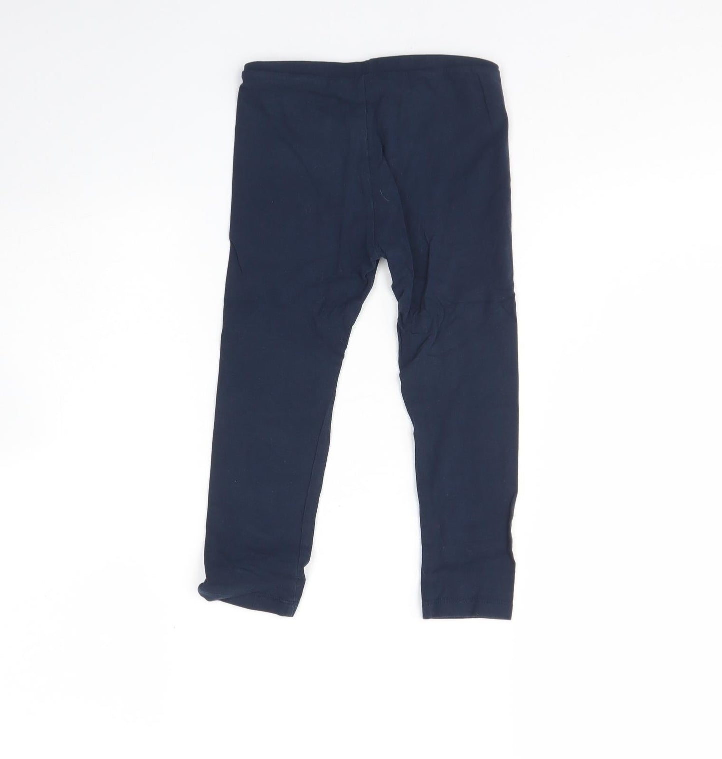 Blue Zoo Girls Blue  Cotton Capri Jeans Size 4 Years  Regular