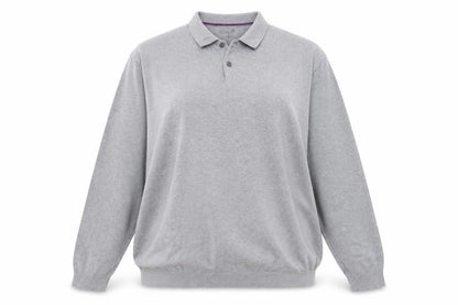 Womens UK Size 2XL NEXT Grey Henley Jumper