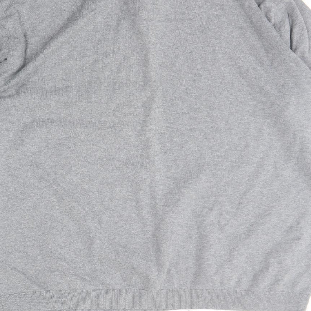 Womens UK Size 2XL NEXT Grey Henley Jumper