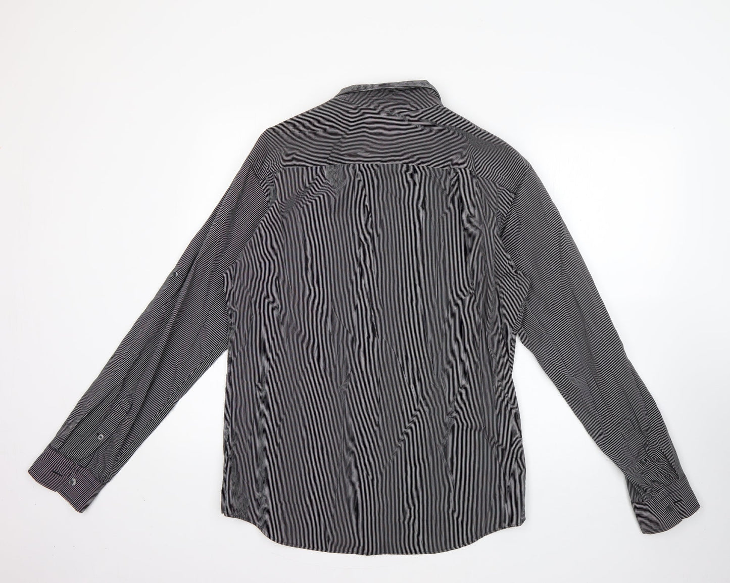 Mens UK Size M Marks and Spencer Multicoloured  Button-Up Long Sleeve Casual Shi