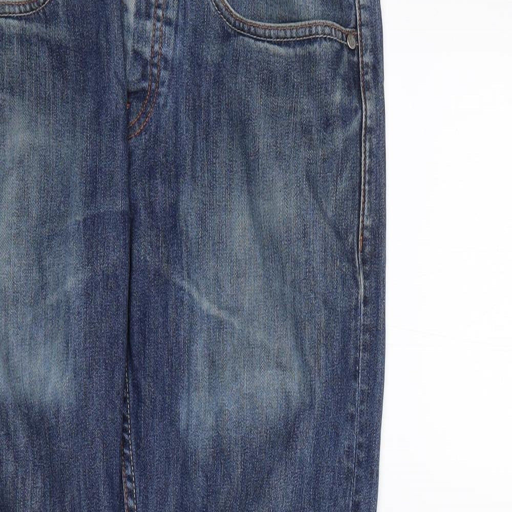 Mens UK Size 32 Peter Werth Regular Fit Straight Blue Jeans