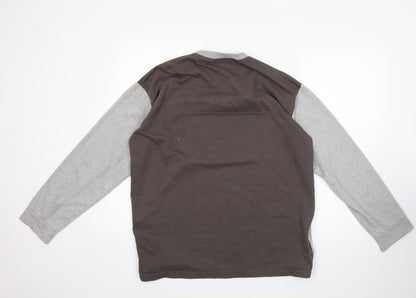 Boohoo Womens Multicoloured Round Neck  Cotton Pullover Jumper Size 14