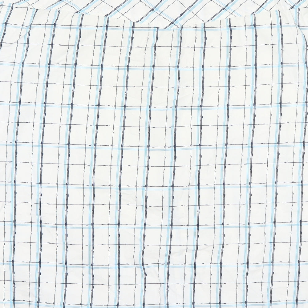 store twenty one Mens Multicoloured Check Cotton  Button-Up Size XL Collared