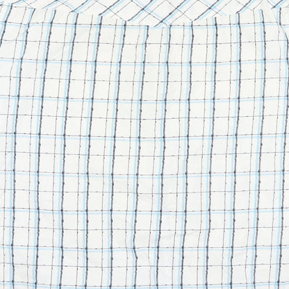 store twenty one Mens Multicoloured Check Cotton  Button-Up Size XL Collared