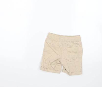 Primark Baby Beige  100% Cotton Cropped Trousers Size 12-18 Months