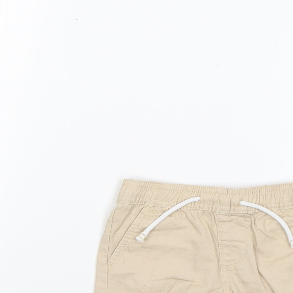 Primark Baby Beige  100% Cotton Cropped Trousers Size 12-18 Months