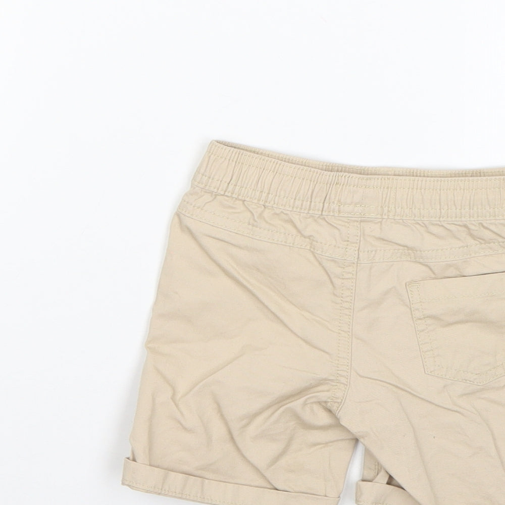 Primark Baby Beige  100% Cotton Cropped Trousers Size 12-18 Months