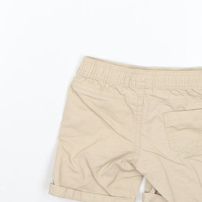Primark Baby Beige  100% Cotton Cropped Trousers Size 12-18 Months
