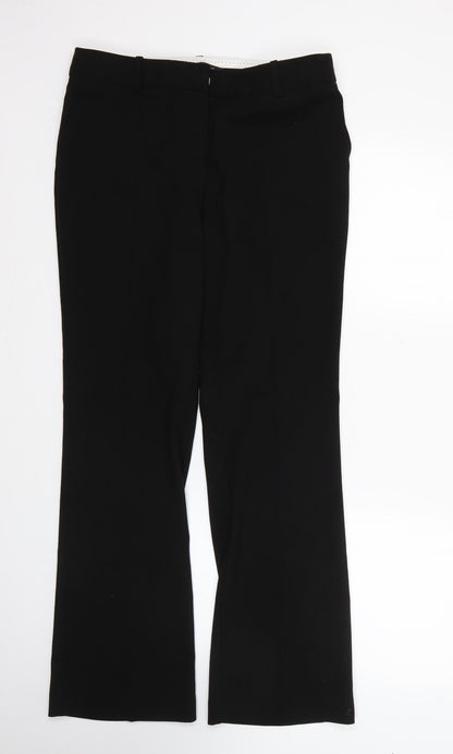 Womens UK Size 10 NEXT Regular Fit  Black Trousers