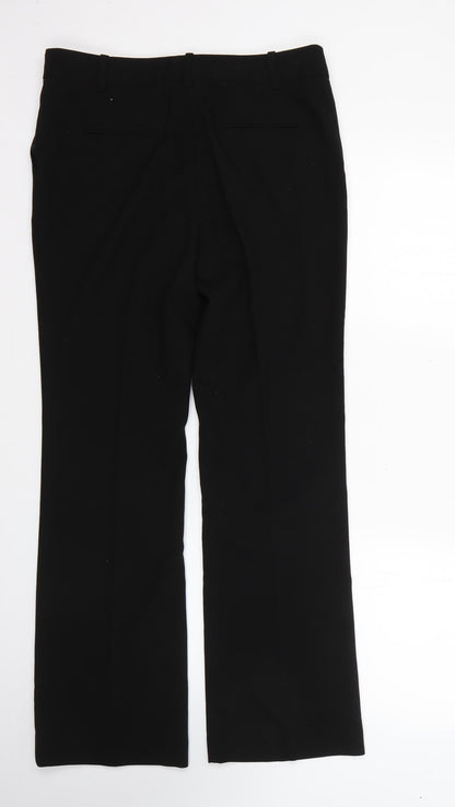 Womens UK Size 10 NEXT Regular Fit  Black Trousers