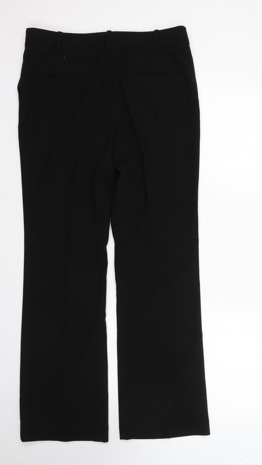 Womens UK Size 10 NEXT Regular Fit  Black Trousers