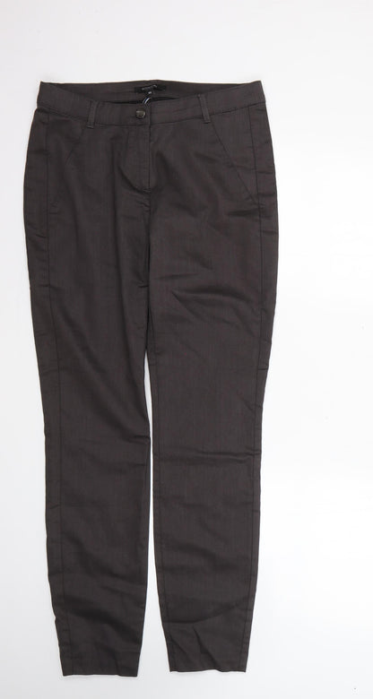 Mens UK Size 40 Comma Regular Fit  Grey Trousers