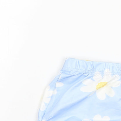 SheIn Girls Multicoloured Floral Polyester Cut-Off Shorts Size 9 Years  Regular