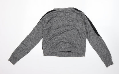 Womens UK Size M Preworn Grey Pullover Jumper