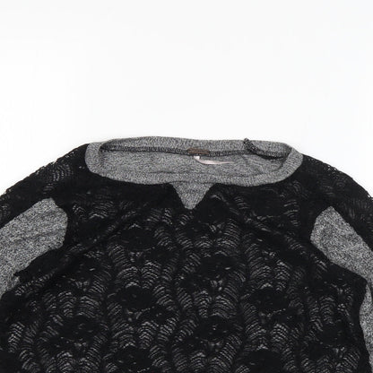 Womens UK Size M Preworn Grey Pullover Jumper