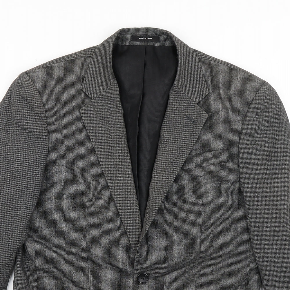 Mens UK Size 36 Cedar Wood State Regular Grey Suit Jacket