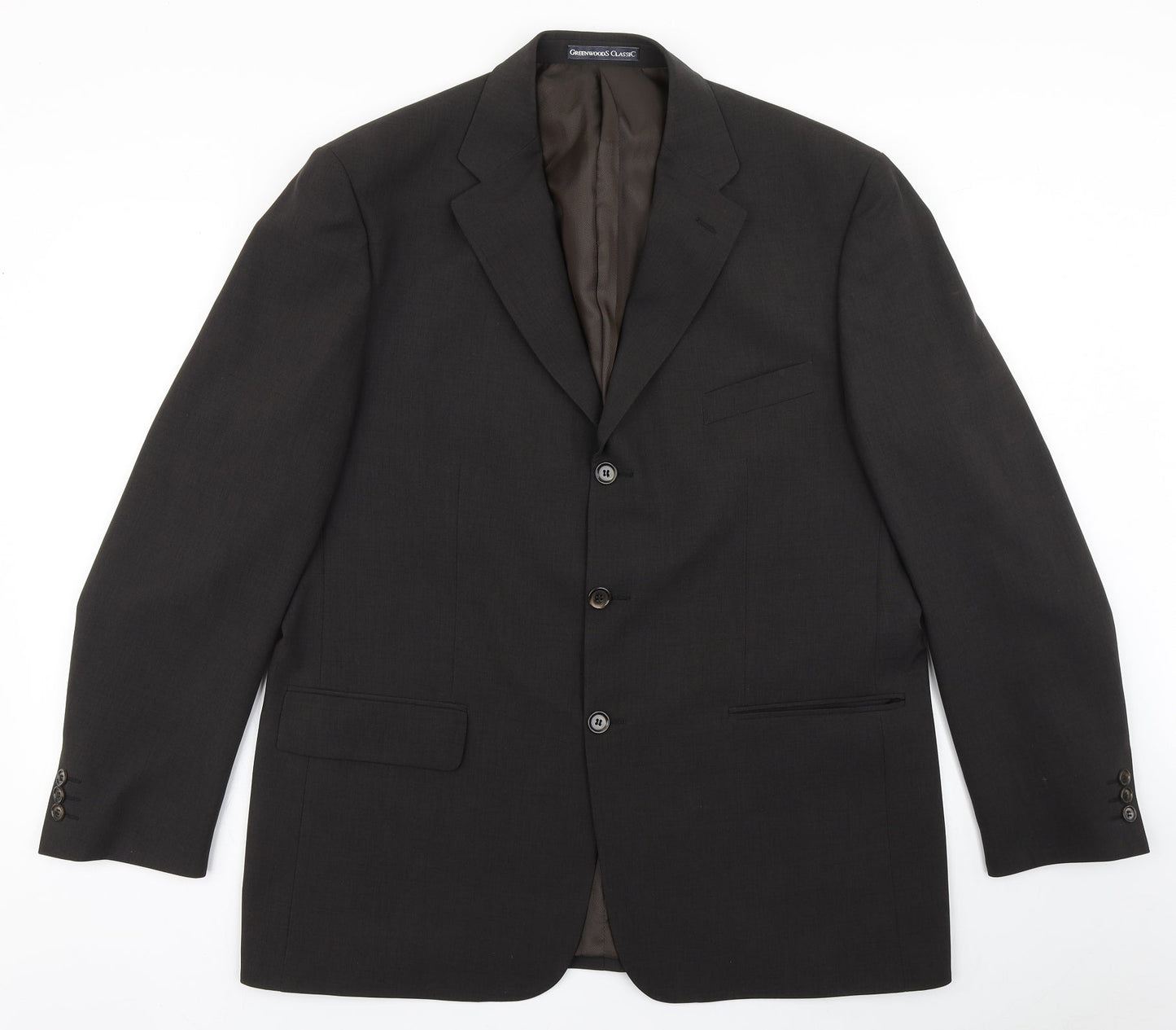 Mens UK Size 44 Greenwoods Regular Brown Suit Jacket