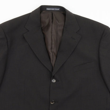 Mens UK Size 44 Greenwoods Regular Brown Suit Jacket