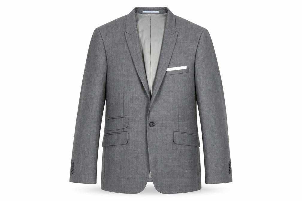 Mens UK Size 38 Burton Regular Grey Suit Jacket